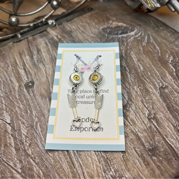 Handmade Jewelry - Bullet Dangly Cowgirl Collection Earrings